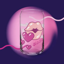 Load image into Gallery viewer, Kisses & Wishes Soda Pop glass