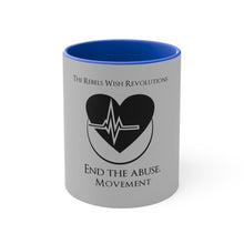 Load image into Gallery viewer, RWR End The Abuse Movement 11oz Accent Mug