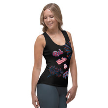 Load image into Gallery viewer, Red, White & FREE Sublimation Cut & Sew Tank Top
