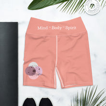 Load image into Gallery viewer, Mind, Body and Spirit Yoga Shorts