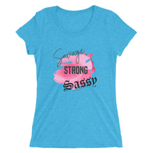 Load image into Gallery viewer, Savage Strong Sassy Ladies' short sleeve t-shirt