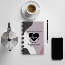Load image into Gallery viewer, End The Abuse RWR Movement Spiral notebook