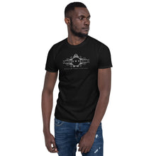 Load image into Gallery viewer, Mens RWR Front Logo and back label logo Short-Sleeve T-Shirt