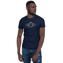 Load image into Gallery viewer, Mens RWR Front Logo and back label logo Short-Sleeve T-Shirt