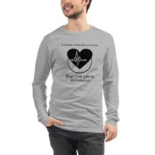 Load image into Gallery viewer, End The Abuse RWR Movement Slim Fit Long Sleeve Tee