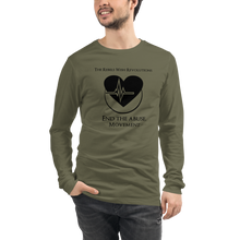 Load image into Gallery viewer, End The Abuse RWR Movement Slim Fit Long Sleeve Tee
