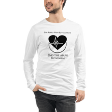 Load image into Gallery viewer, End The Abuse RWR Movement Slim Fit Long Sleeve Tee