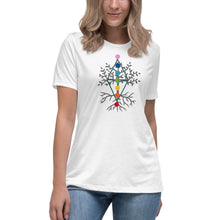Load image into Gallery viewer, Women's Chakra Tree of Life Relaxed T-Shirt