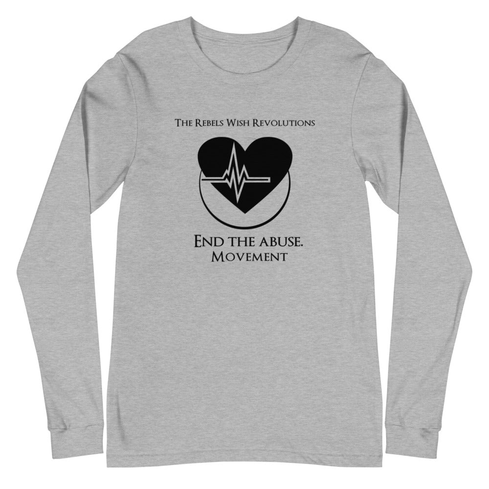 End The Abuse RWR Movement Slim Fit Long Sleeve Tee