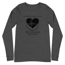 Load image into Gallery viewer, End The Abuse RWR Movement Slim Fit Long Sleeve Tee
